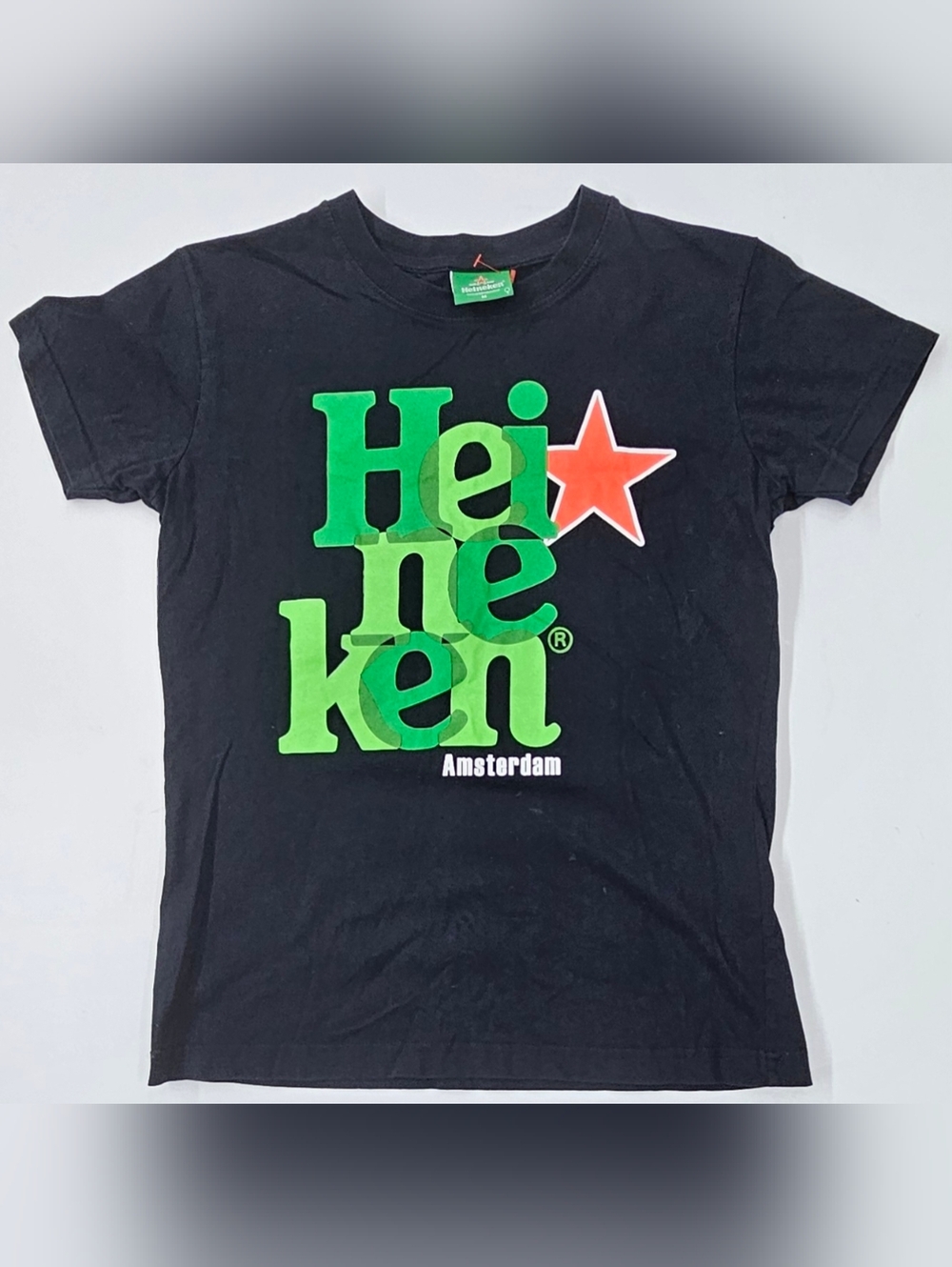 Heineken "Amsterdam" Beer T-shirt, Vintage Women's Size M Tee